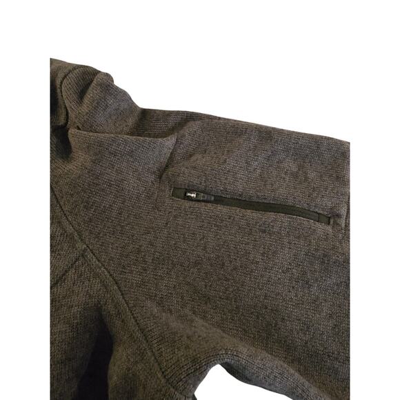 LL Bean Jacket Men's 3X Gray Fleece Full Zip Coat - Picture 4 of 9